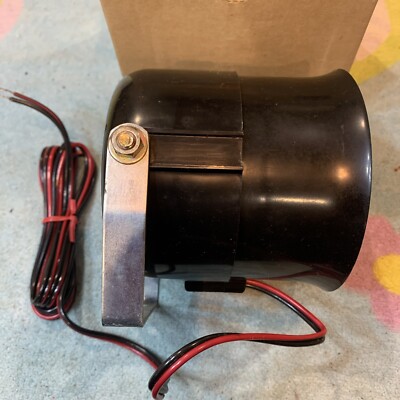 Siren Horn Warble Tone 30w 6-12 Volts DC Model No. 31 D 4  Diameter