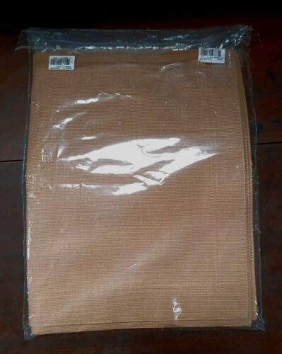 Jim Thompson Silk Placemats And Napkins Set Peach & Floral Opened Package - Picture 3 of 6