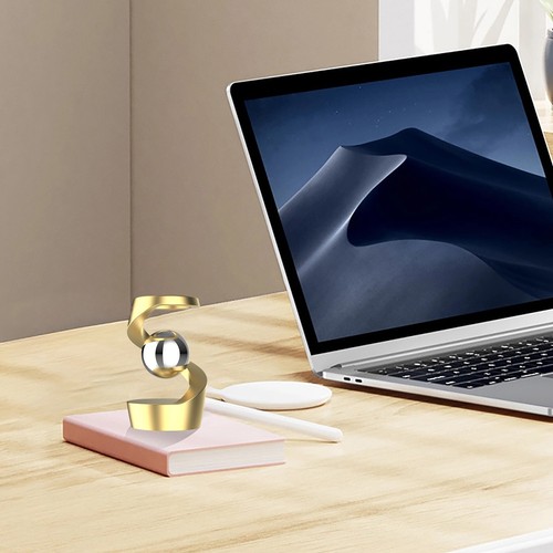 Gravity Defying Kinetic Desk Toy, Desktop Suspended Gyroscope Stress Relief Toys - Photo 13 sur 30