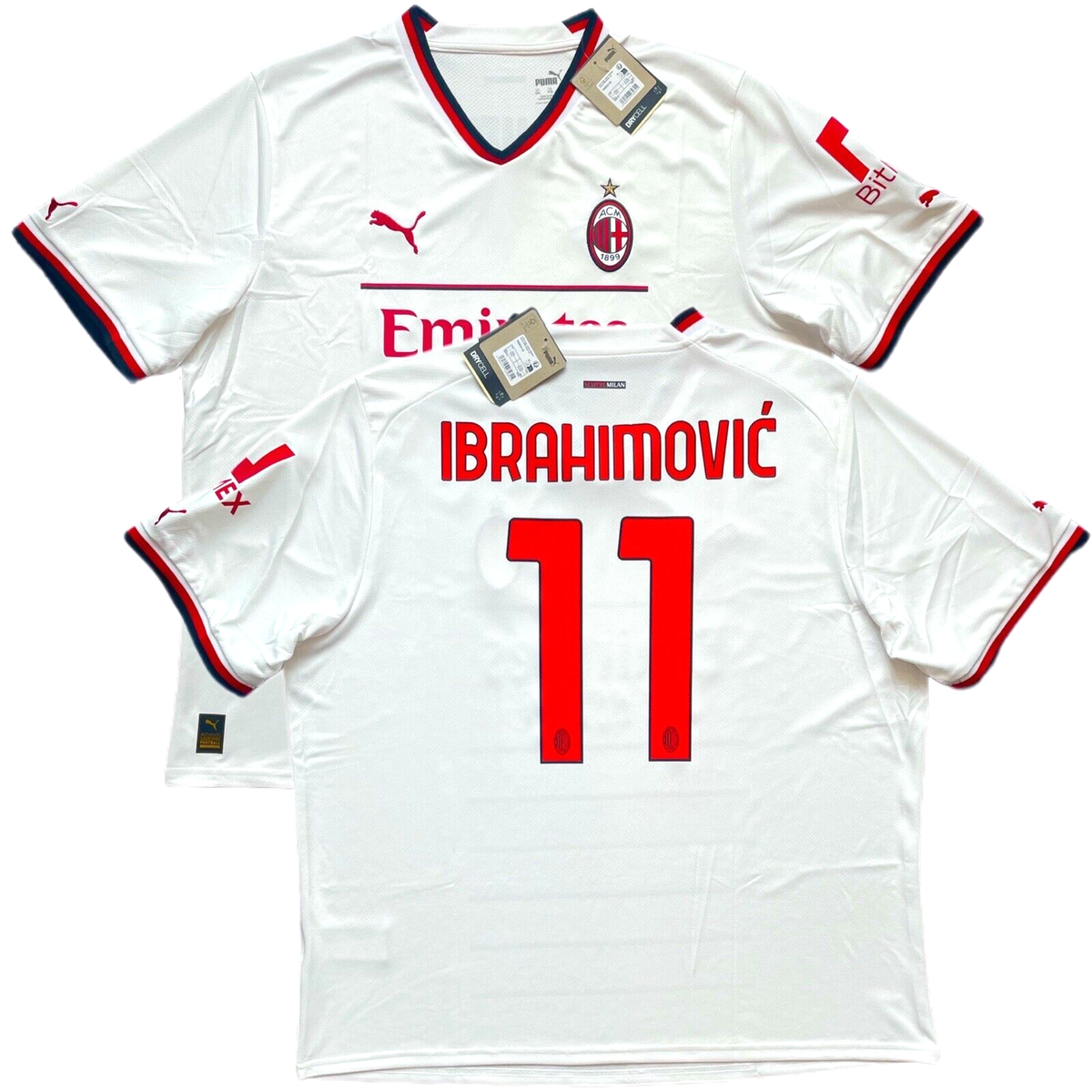 2022/23 AC Milan Away Jersey #11 IBRAHIMOVIC 2XL Puma