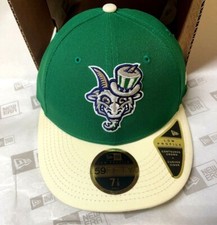 Cappello aderente Hartford Yard Goats MILB NE basso profilo "AC Alt 3" ~ verde