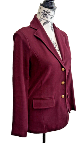 LAUREN Ralph Lauren burgundy blazer size PS P women - Picture 2 of 11
