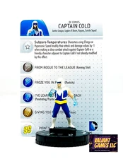 DC Heroclix Captain Cold #001 w/ Card Fast Forces The Flash Set