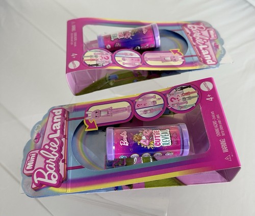 Mini Barbie Land Cutie Reveal w/ Pet Lot Of 2 Sealed NIP - Picture 4 of 4