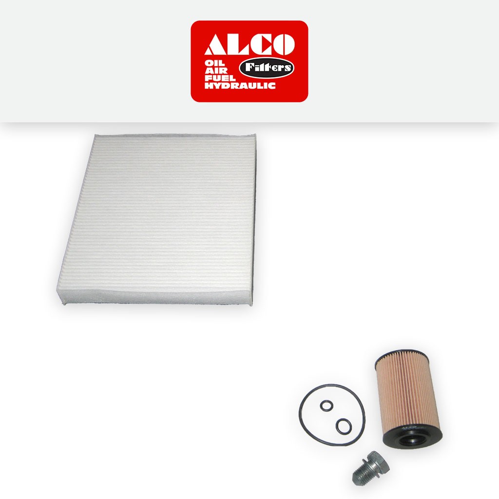 SERVICE KIT for SEAT IBIZA 6J 1.6 TDI ALCO OIL CABIN FILTERS (2010-2015)