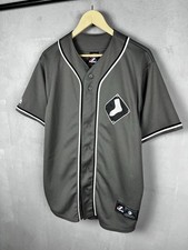 Majestic Chicago White Sox South Siders Cool Base MLB Baseball Jersey Men sz L