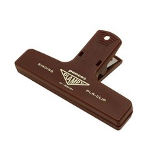 Hightide Penco Clampy Plastic Clip Brown Stationery Office Japan NEW
