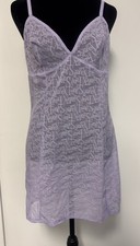 Savage X Fenty Lace And Mesh Slip Lavender Purple Large L 10-12