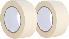 Masking Tape 2 Inch Wide, 2 Inches x 55 Yards x 2 Rolls, 110 Yards in Total
