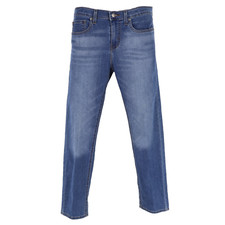 Levi Strauss Jeans Girls Size 14 Blue Cotton Blend Slim Fit Straight Leg