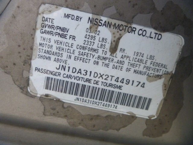 Cristal puerta delantera izquierda conductor compatible con 02-04 INFINITI I35 370439 Foto 3 de 3