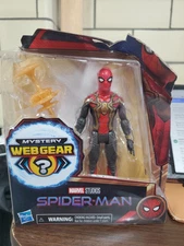 Hasbro Spider-Man 6" Action Figure - Mystery Web Gear Damaged Box. 