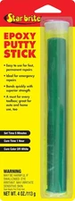 STAR BRITE 4 Oz Epoxy Putty Stick - Easy, 4-Ounce, Fiberglass, Wood, Plastic 
