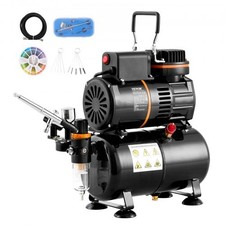 VEVOR Airbrush Kit,Dual Fan Air Tank Compressor System Kit with 3.5L Air Storage