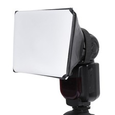 10 13cm Universal Mini Portable Softbox Diffuser For Flash//Speedli Fit