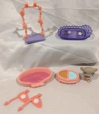 Littlest Pet Shop Whirl Around Playground Playset Accessories Authentic Mouse 80