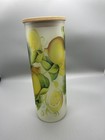 Lemons    Trending Glass Cup 20 Oz, Floral Tumbler Bamboo Lid  — photo 2