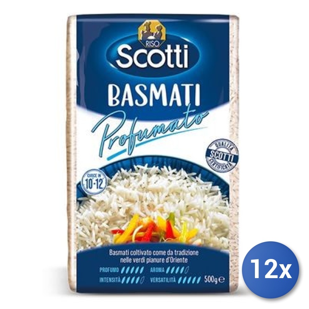 12X Multipack Riso Scotti Basmati Gr 500