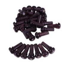 10x 4/4 Violin Endpin with Nice Circle Inlay Natural Ebony Wood Violin Parts