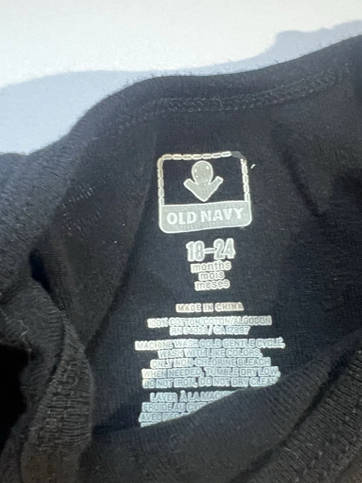 Antiguo Azul Marino Halloween Skelton Una Pieza Sin Pies Bebé Infantil Dormir 18 Meses (D) Foto 2 de 4