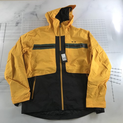 Oakley Jacket Mens Large Yellow TC Earth Shell Renew FN Dry 20K FOA404724X