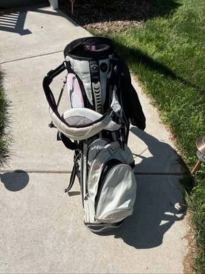 Callaway Hyperlite 4.0 White & Pink 6 Way Stand Golf Club Bag