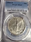 1943-D Walking Liberty Half Dollar PCGS MS65 - Beauty