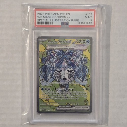 Wellspring Mask Ogerpon ex graded PSA 9 for sale on eBay