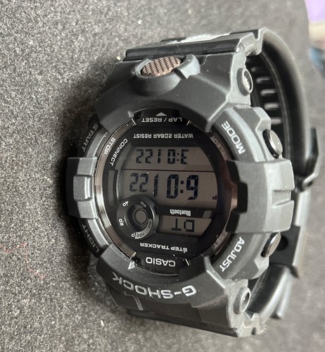 Casio G-shock GBD800 Bluetooth Black Resin Watch