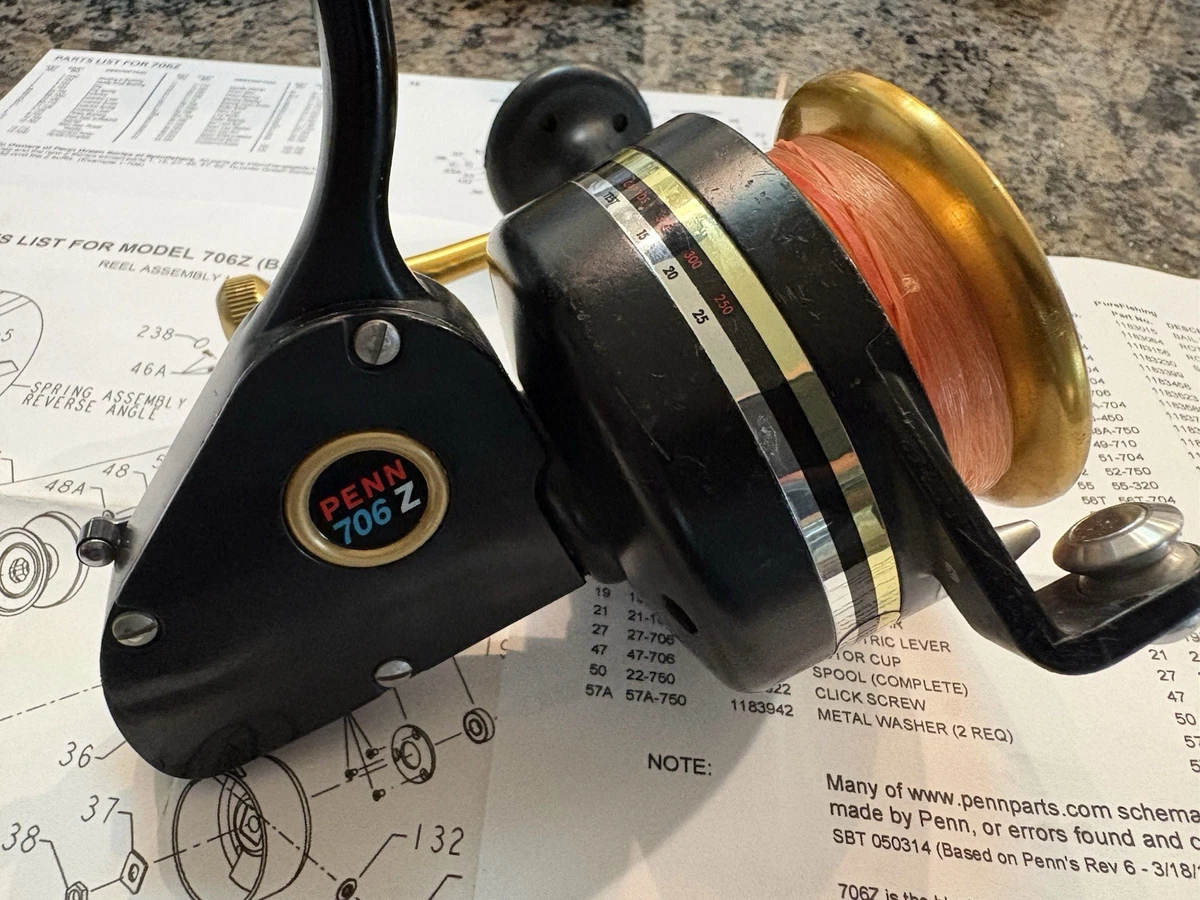 Penn Saltwater Vintage Spinning Fishing Reels for sale | eBay