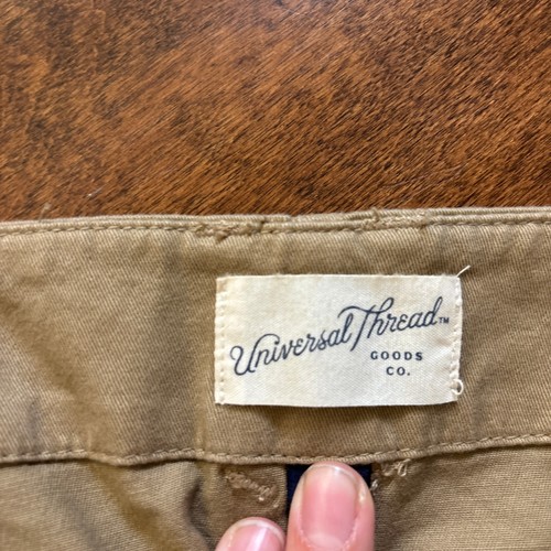 NWT Universal Thread High Rise Cargo Midi Skirt Tan Khaki y2k Women's Size US 8 - Picture 3 of 9