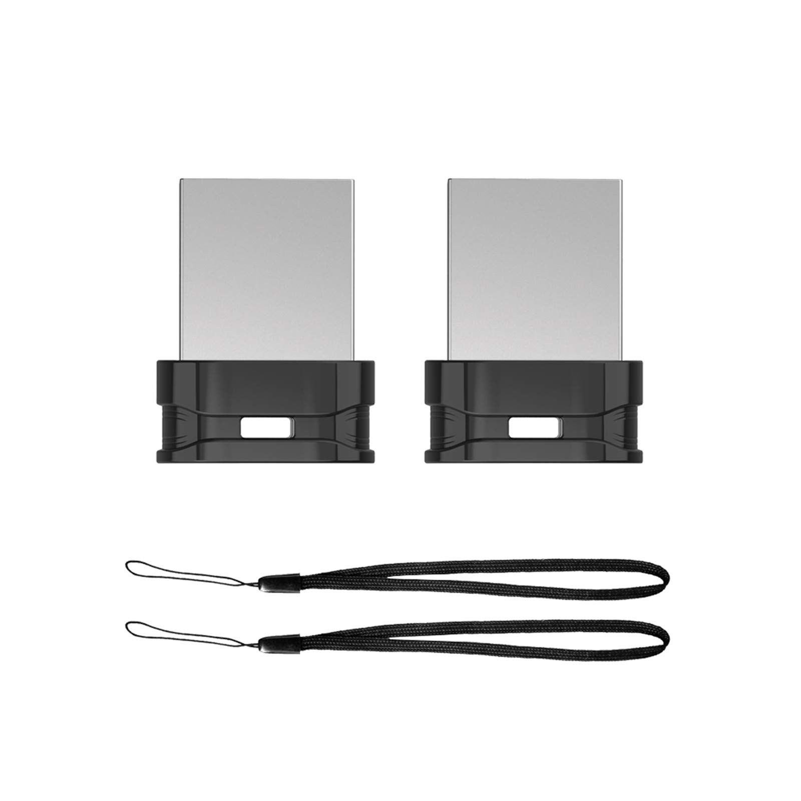 64GB 2 Pack USB Flash Drive Ultra Slim Thumb Drive USB 2.0 Memory Stick USB D...