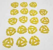 Vtg. Recoton & Made In USA 45 RPM Record Insert Spindle Adapter Turntable 18 Pcs