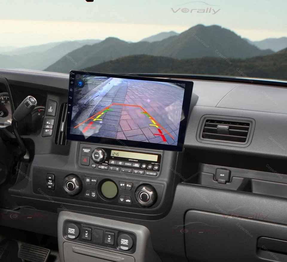 Radio estéreo GPS para automóvil Honda Ridgeline Apple Carplay 10,1" Android13 2006-2014 Foto 4 de 4