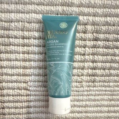 Orlando Pita Argan Gloss Shampoo Moroccan Argan Oil 50ml Shine Smoothing Travel