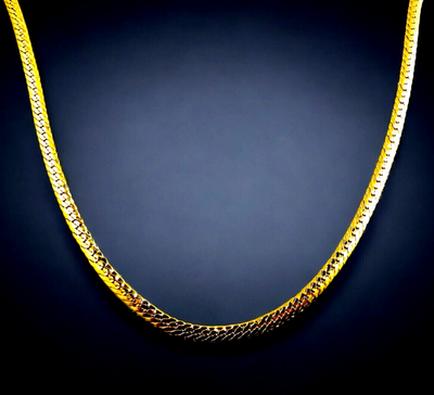 DESIGN - Collana placcata oro 14 k con pendente a forma di