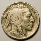 1926 P Buffalo Nickel  F -VF   Actual Coin Pictured- Not Chemically Treated