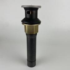 Bathroom Lavatory Pop Up Drain Oil Rubbed Bronze SUS 304 Stainless with Overflow