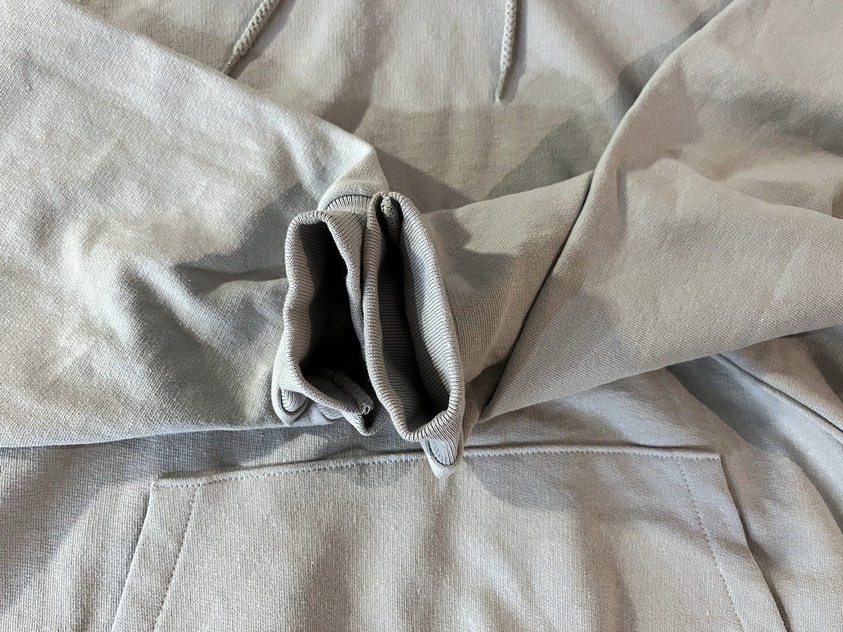 トップス YZY Gosha HD-01 Mocha Size 2 YZY SAMPLE Yeezy x Gosha Herald Tribune HD-01 Blank Hoodie Grey