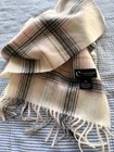Luxurious C by Bloomingdale’s 100% cashmere plaid scarf, excellent condition   — photo 2
