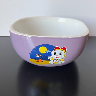 Doraemon Nuri Soup Bowl in Purple Ceramic 5'' Japanese