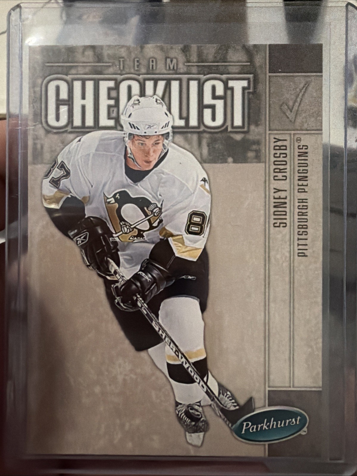 2005-06 Parkhurst Team Checklist Sidney Crosby #694 (RC)