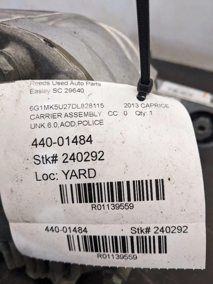 Eje trasero Carrier 6,0 L compatible con 13 CAPRICE 1139559 Foto 2 de 4