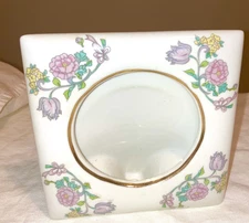 Picture Frame free standing Round Opening for picture Vintage