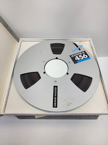 👀Ampex Grand Master 456 1/4" x 2500' Tape 10-1/2" Bb King Studio Lot Of 7 #9 👀 - Picture 3 of 17