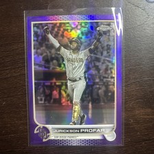 2022 TOPPS CHROME UPDATE JURICKSON PROFAR PURPLE REFRACTOR