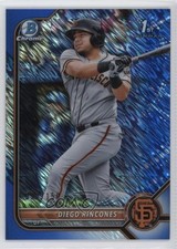 2022 Bowman Chrome Prospects Blue Shimmer Refractor /150 Diego Rincones 1n5f