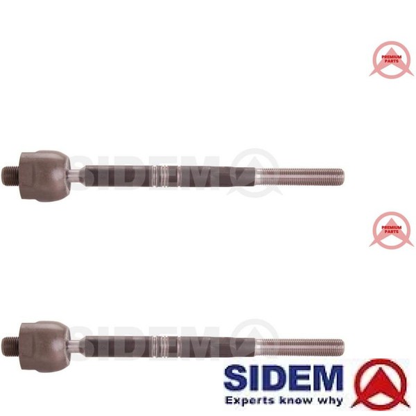 2X Axialgelenk FüR Spurstange Sidem 21017 2 Spurstangen Set Rechts Links-image