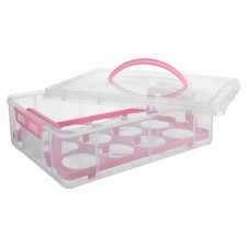 Porta Cupcakes con Asa, Porta Cupcakes Transporta 12 Muffins Almacenamiento