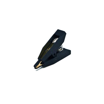 Mueller Electric BU-75K Miniatur-Kelvin-Clip Schwarz Klemmbereich max.: 3 mm